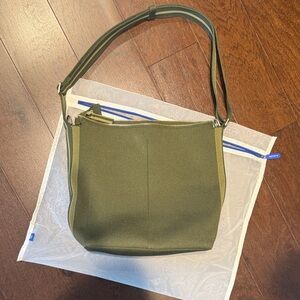 Olive Green Women's Shoulder Bag - Versatile Everyday Carry